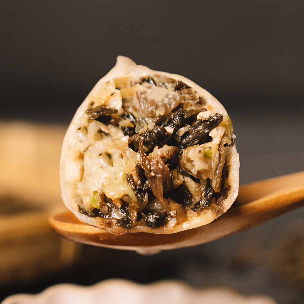 【喬斯生活】素食冷凍煎餃/水餃-梅乾菜(20顆/包)